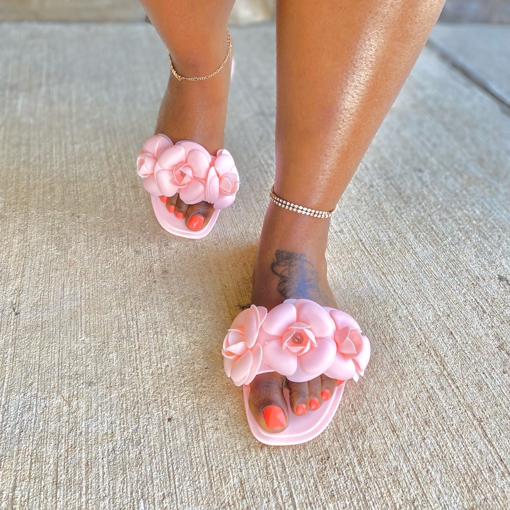 Pink Flower Sandal